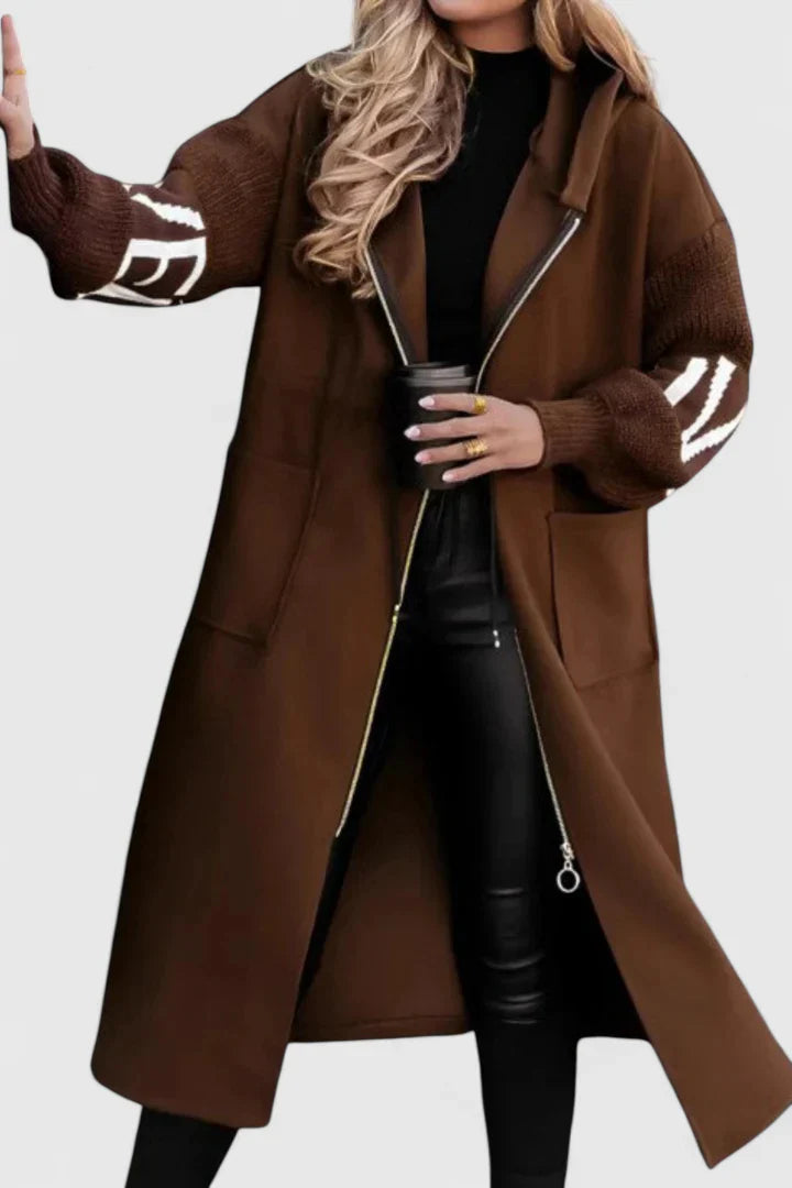 Brunelle – Palton confortabil de toamnă